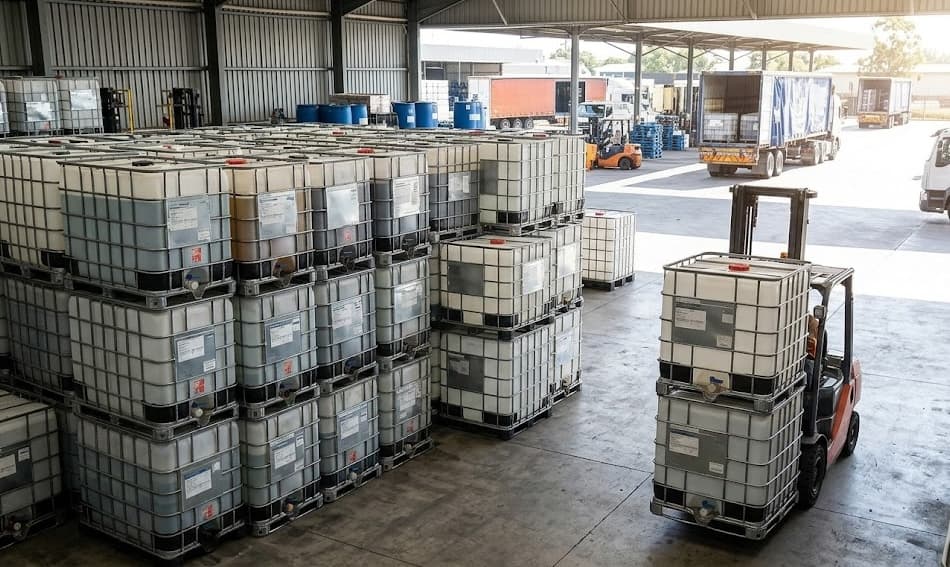 IBC totes ready for sustainable reuse