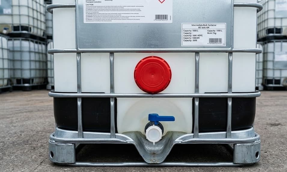 IBC containers used across food, chemical, and agricultural industries